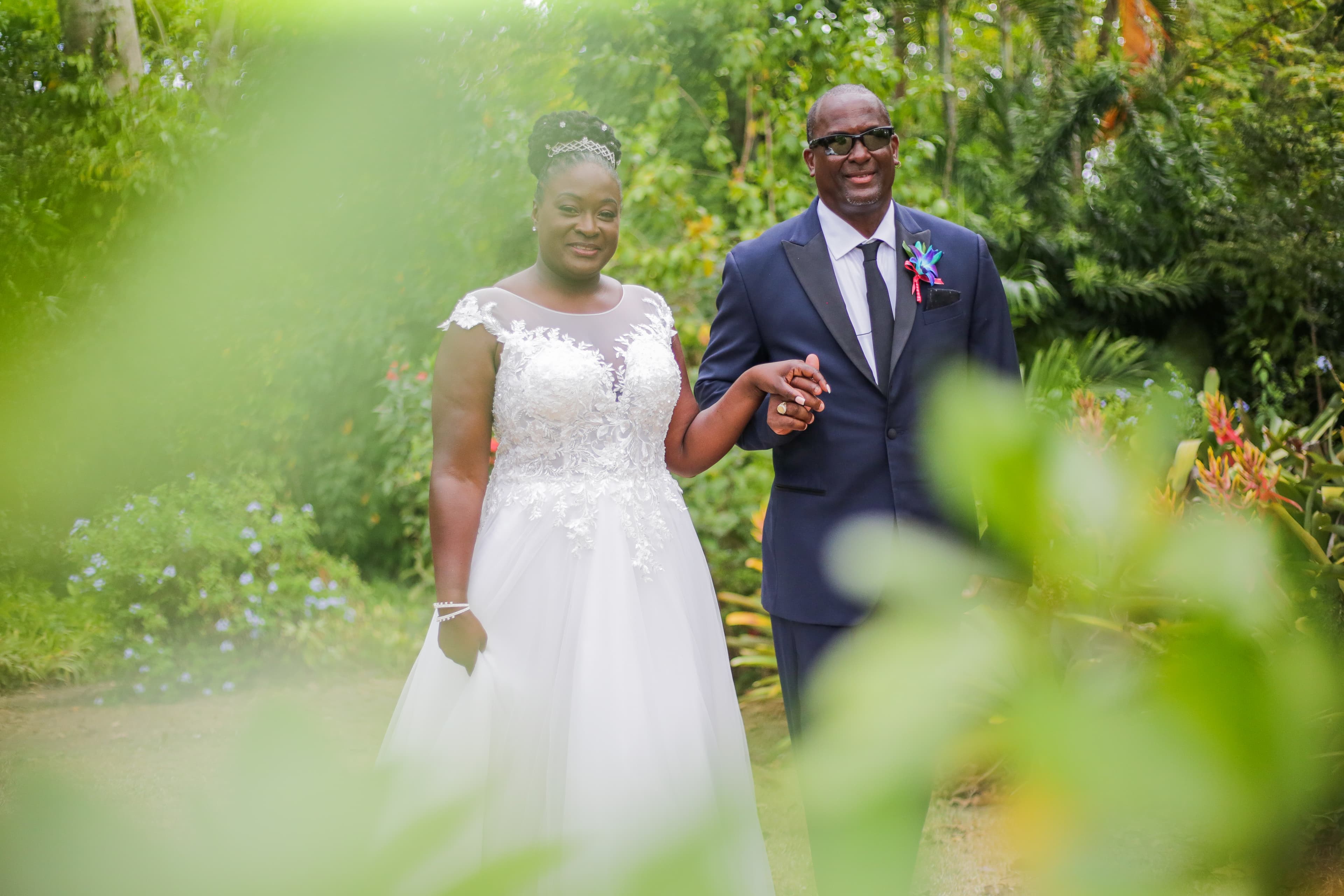 Wedding reception at a St. Croix resort